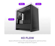 NZXT H3 Flow micro-ATX Black NZXT