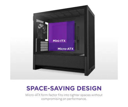 NZXT H3 Flow micro-ATX Black NZXT