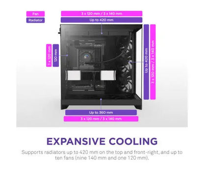 NZXT H9 Flow (2025) Black NZXT