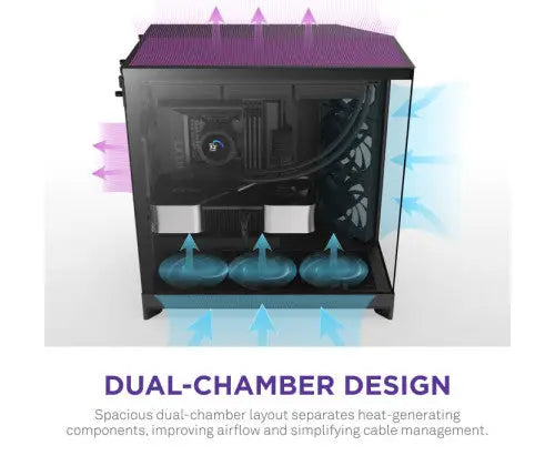 NZXT H9 Flow (2025) Black NZXT