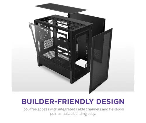 NZXT H3 Flow micro-ATX Black NZXT