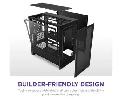 NZXT H3 Flow micro-ATX Black NZXT